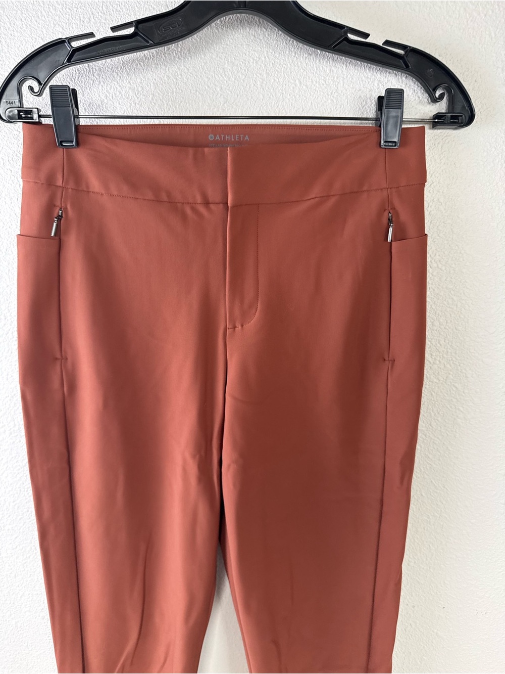 ATHLETA Stellar Skinny Trouser Pants Ancient Mahogany Rust Casual Women’s Size 4 - Picture 4 of 11
